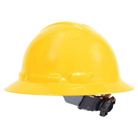 Sunbelt YELLOW, 6 PT. RATCHET SUS. Hardhat 12.5" x10.5" x7" A-B1QHR6YE